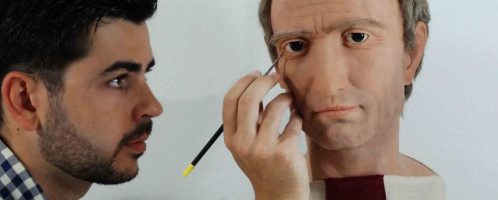 The Italian artist creates believable images of famous Romans