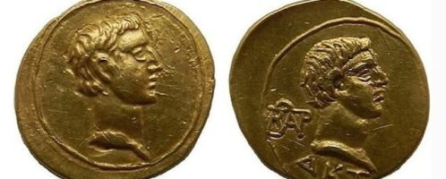 A rare gold coin of the Bosporan Kingdom has been discovered