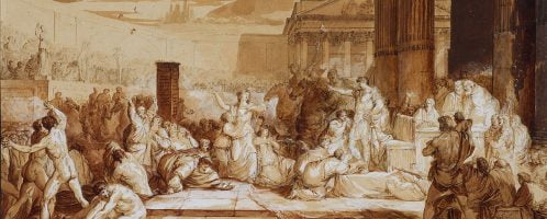 Jean-Pierre Saint-Ours, Flamininus nadający wolność Grecji w trakcie igrzysk na Istmie Korynckim