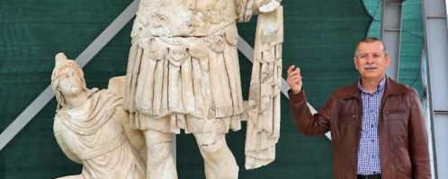 A statue of Trajan was discovered in Turkey