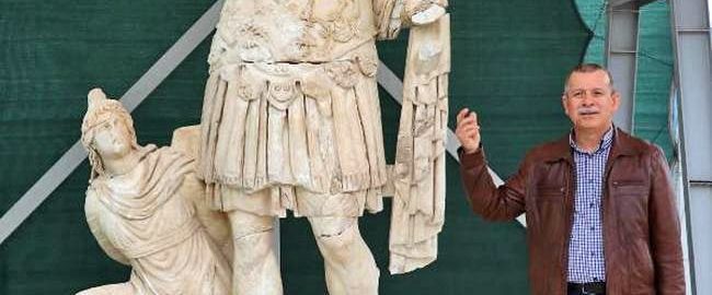 A statue of Trajan was discovered in Turkey