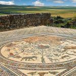Beautiful Roman mosaic in Volubilis