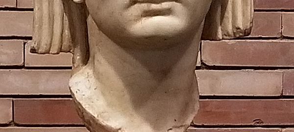 A bust of Octavian August in Merida
