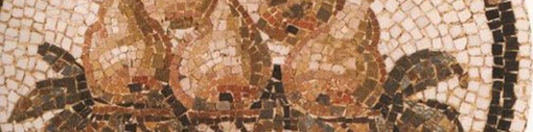 Roman mosaic showing pears