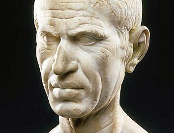Realistic Roman bust