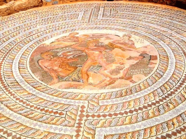 Mozaika znaleziona w willi Tezeusza