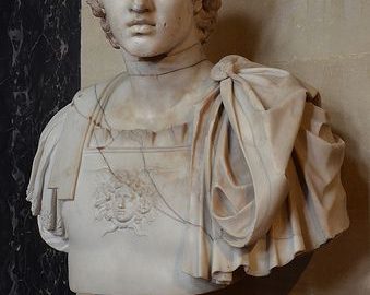 Rzymskie popiersie Aleksandra Wielkiego