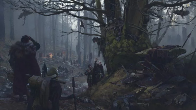 Germanicus 'legionaries find the battlefield in the Teutoburg Forest