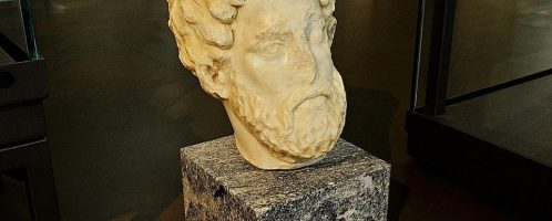 Marcus Aurelius' head in Serbia