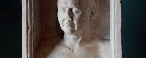 Tombstone of the shoemaker from Centrale Montemartini