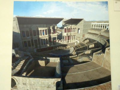 Wizualizacja rzymskiego teatru w Lizbonie