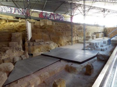 Pozostałości trybun rzymskiego teatru w Lizbonie