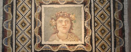 A mosaic of Bacchus