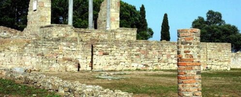 Roman ruins in Miróbriga