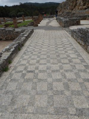 Mosaic discovered at Conimbriga. Dated on the 2nd-3rd century CE