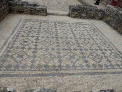 Mosaic discovered at Conimbriga. Dated on the 2nd-3rd century CE