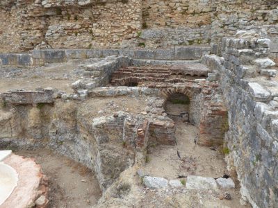 Remains of the thermal baths in Conimbriga