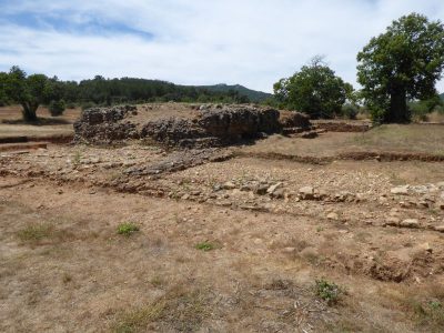 Remains of the forum and temple in Ammaia