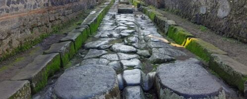 Roman "pedestrian crossings"