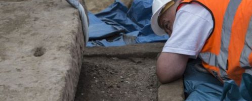 A Roman sarcophagus was discovered in London in 2017