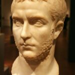 Roman bust of emperor Gallienus