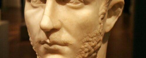 Roman bust of emperor Gallienus