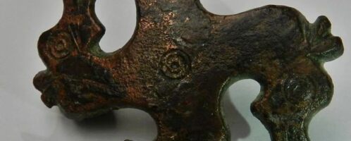 Roman swastika-shaped fibula