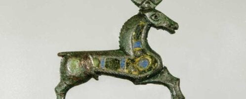 Roman brooch in the form of a deer