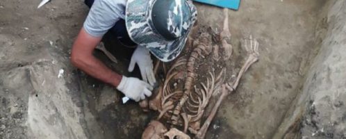 In the Caucasus, human remains with Roman jewelry were found