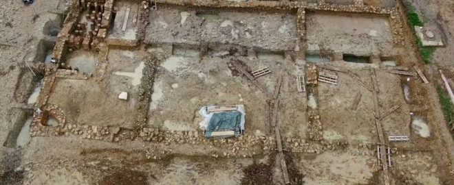 Efforts to preserve the remains of a Roman villa in Gloucestershire