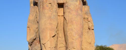 Colossi of Memnon and inscriptions