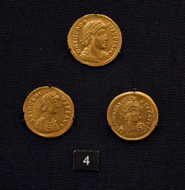 Roman coins from Hoxne