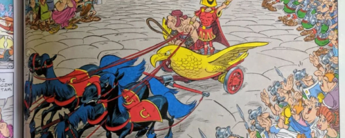 Koronawirus w komiksie "Asterix w Italii"