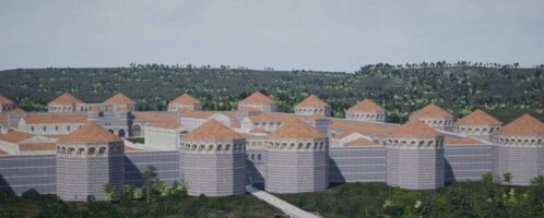 3D reconstruction of the Felix Romuliana Palace