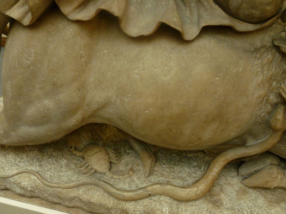 Marmurowy posąg Mitry