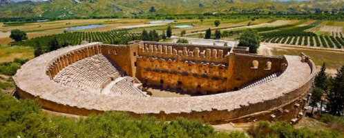 Amazing Roman theater in Aspendos