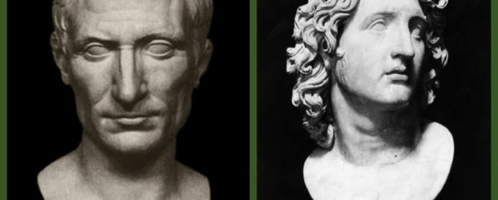 Porównanie Cezara do Aleksandra Wielkiego