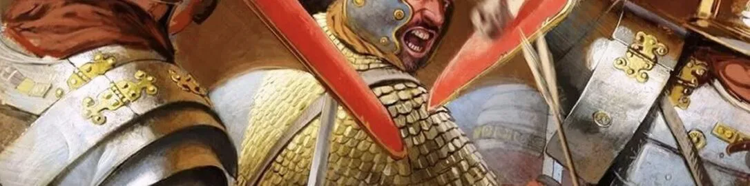 Roman legionaries under fire