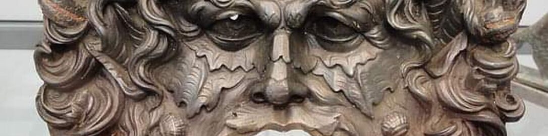 Roman mask showing Oceanus