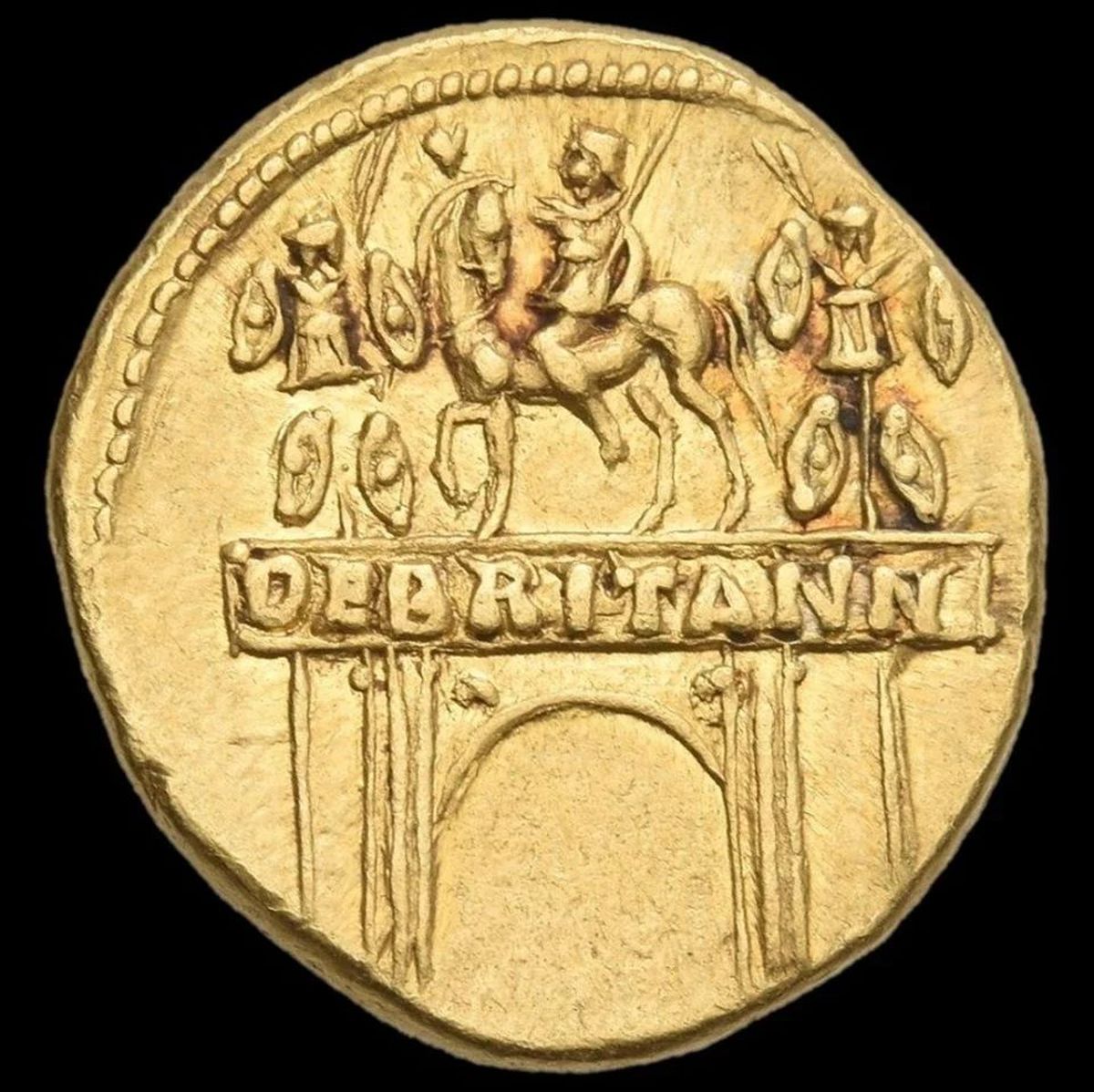 Coin in honour of victories in Great Britain
