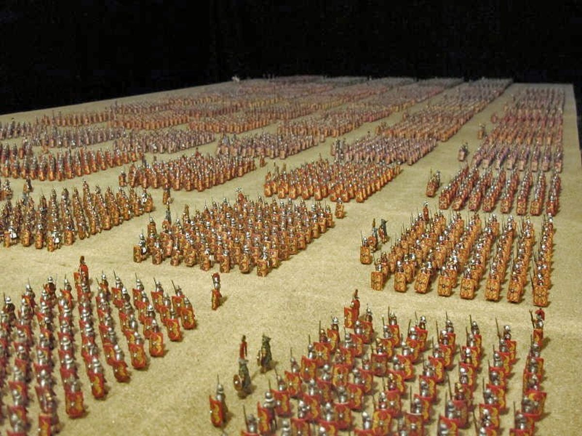Amazing exhibition showing the Roman legion