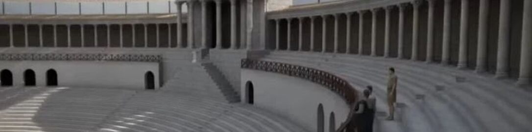 Rekonstrukcja teatru w Leptis Magna