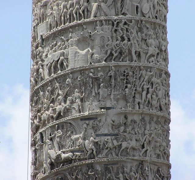 Reliefs on the column of Marcus Aurelius