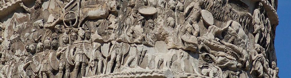 Miracle of rain on Marcus Aurelius column