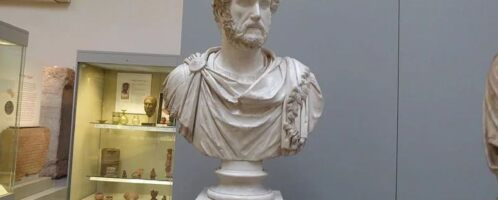 A bust of Antoninus Pius