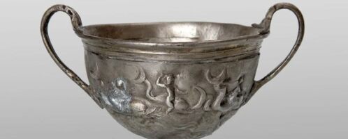 Roman silver cup