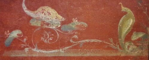 Roman painting showing a mouse