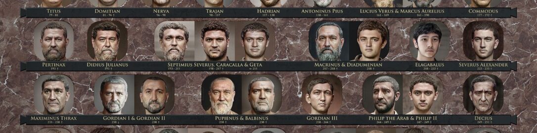Realistyczne rekonstrukcje cesarzy rzymskich
