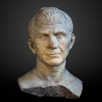 Marble bust of Caesar