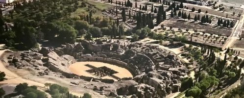 Roman amphitheater in Italica